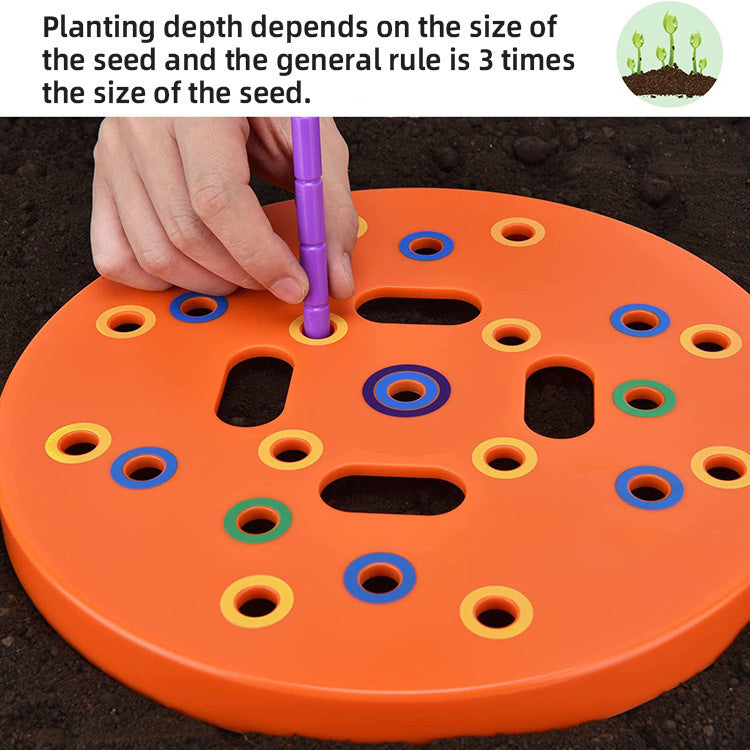 Gardening tools plant planting board
