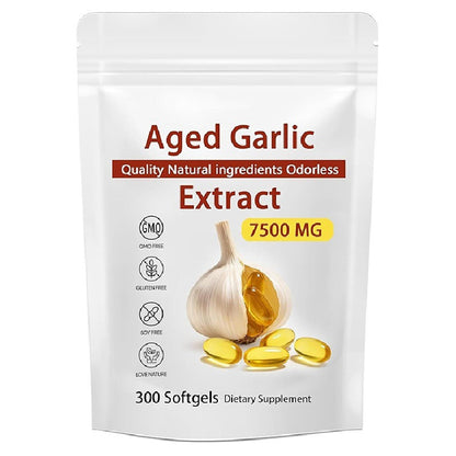 Garlic Extract Softgel Capsules Dietary Supplement
