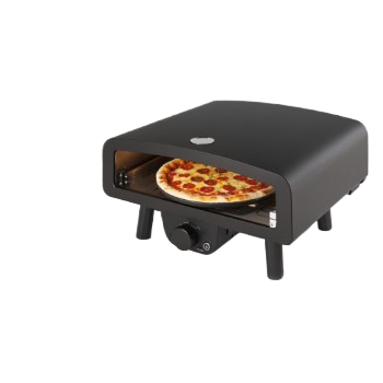Gas Pizza Oven with Automatic Rotation and Temperature Control