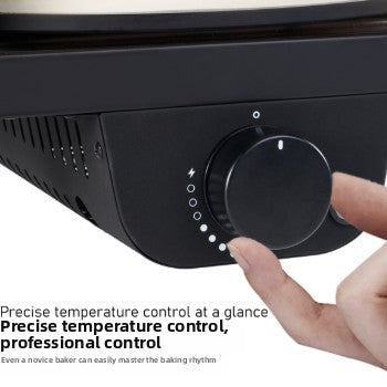 Gas Pizza Oven with Automatic Rotation and Temperature Control
