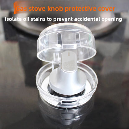 Gas stove knob protection cover