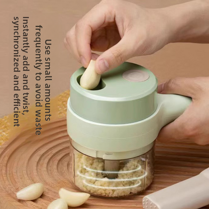 Gatling Electric Vegetable Cutter, Multifunctional Grater, Kitchen Garlic Grinder, Baby Food Processor, Grater Tool