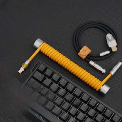Gc Customized Keyboard Data Cable Compatible with Wooting Rear-Mounted 8K Weighted Rod, Luminous Head, Rubber Summary