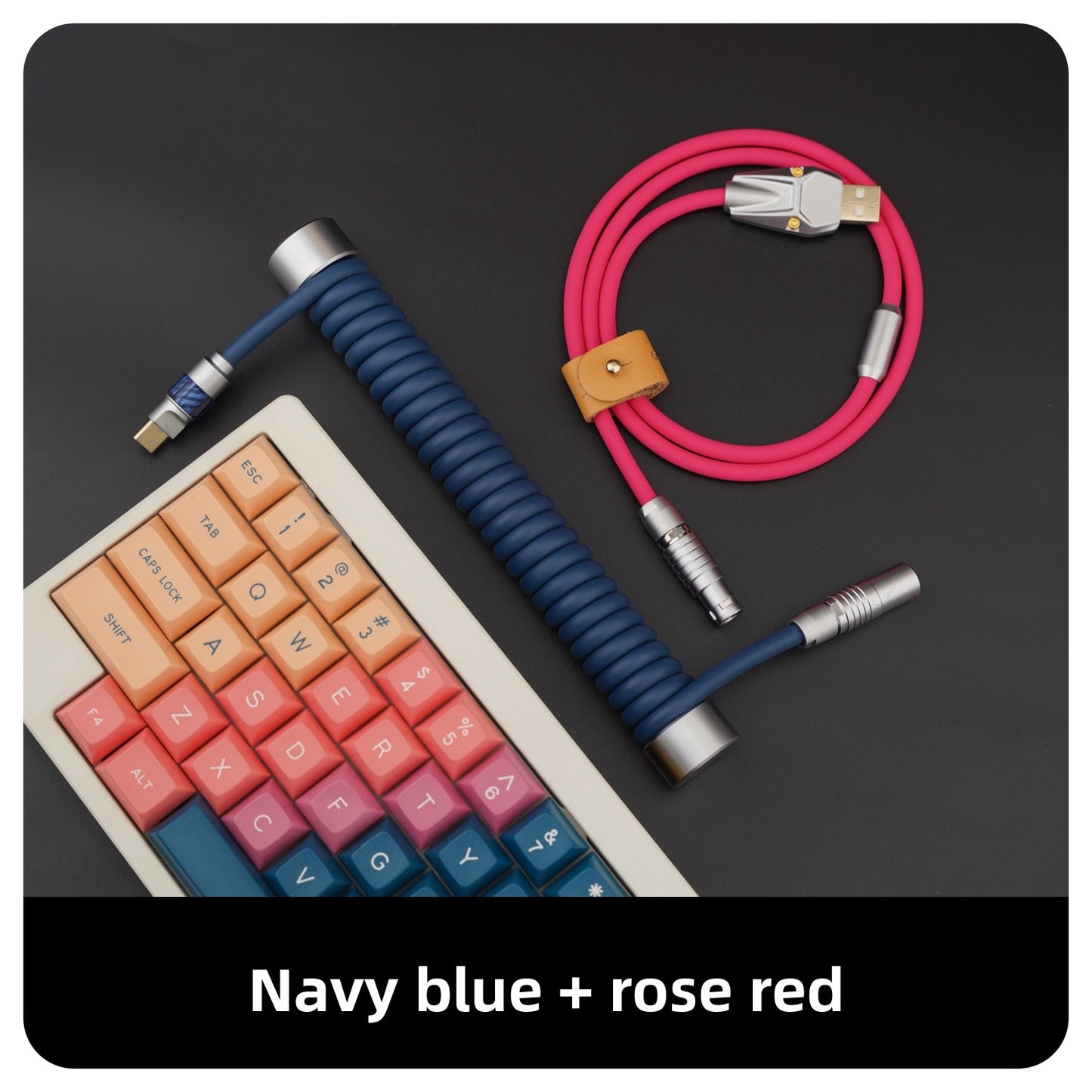 Gc Customized Keyboard Data Cable Compatible with Wooting Rear-Mounted 8K Weighted Rod, Luminous Head, Rubber Summary