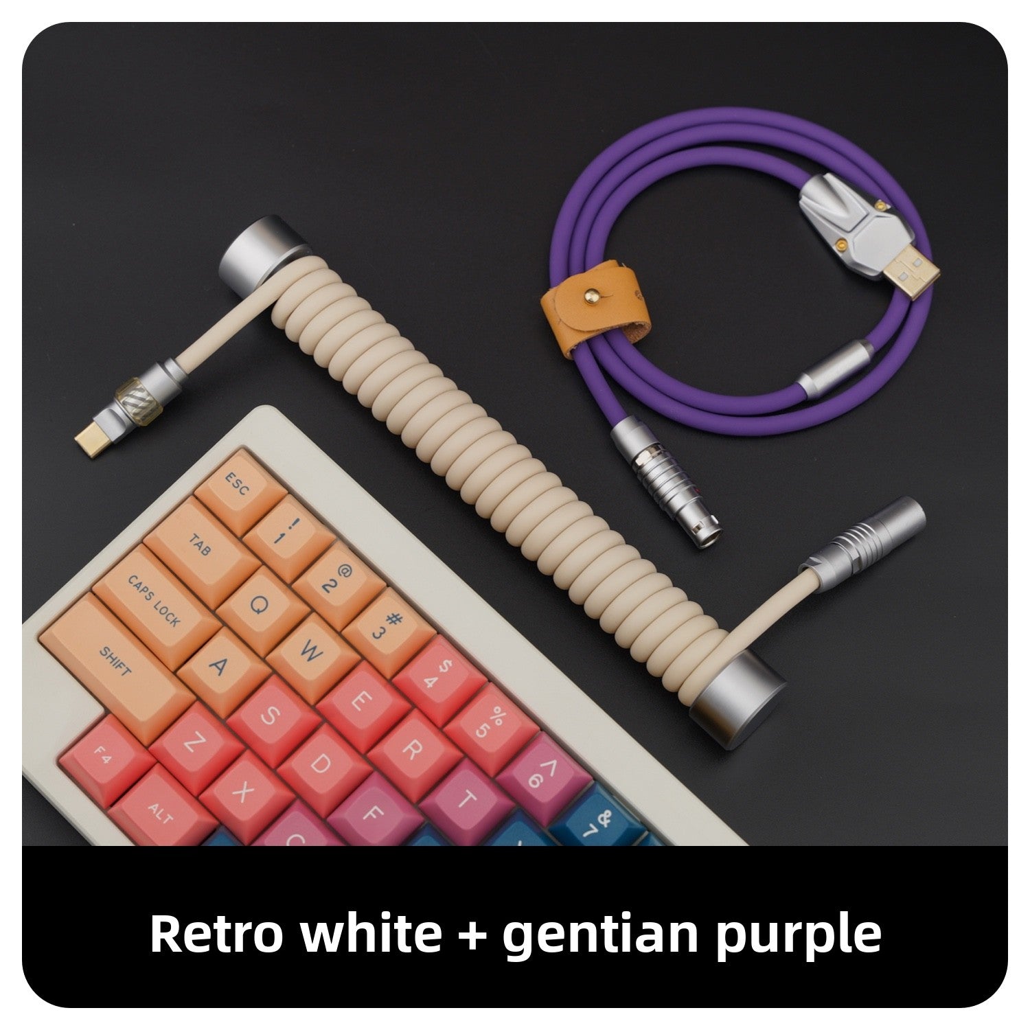 Gc Customized Keyboard Data Cable Compatible with Wooting Rear-Mounted 8K Weighted Rod, Luminous Head, Rubber Summary