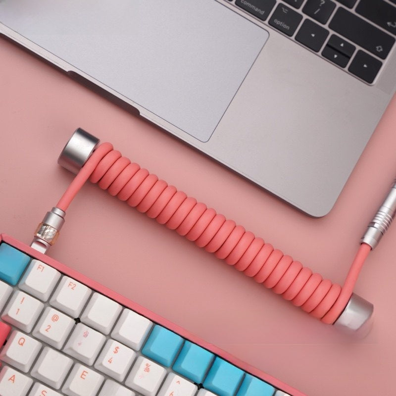Gc Customized Keyboard Data Cable Compatible with Wooting Rear-Mounted 8K Weighted Rod, Luminous Head, Rubber Summary