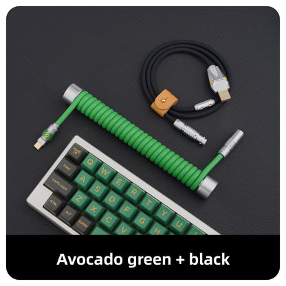 Gc Customized Keyboard Data Cable Compatible with Wooting Rear-Mounted 8K Weighted Rod, Luminous Head, Rubber Summary