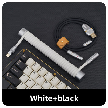Gc Customized Keyboard Data Cable Compatible with Wooting Rear-Mounted 8K Weighted Rod, Luminous Head, Rubber Summary