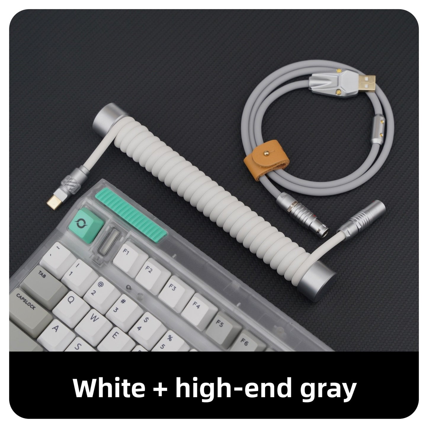 Gc Customized Keyboard Data Cable Compatible with Wooting Rear-Mounted 8K Weighted Rod, Luminous Head, Rubber Summary