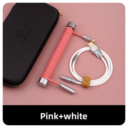 Gc Customized Keyboard Data Cable Compatible with Wooting Rear-Mounted 8K Weighted Rod, Luminous Head, Rubber Summary
