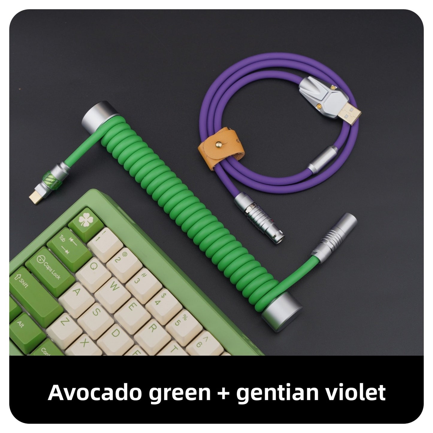 Gc Customized Keyboard Data Cable Compatible with Wooting Rear-Mounted 8K Weighted Rod, Luminous Head, Rubber Summary