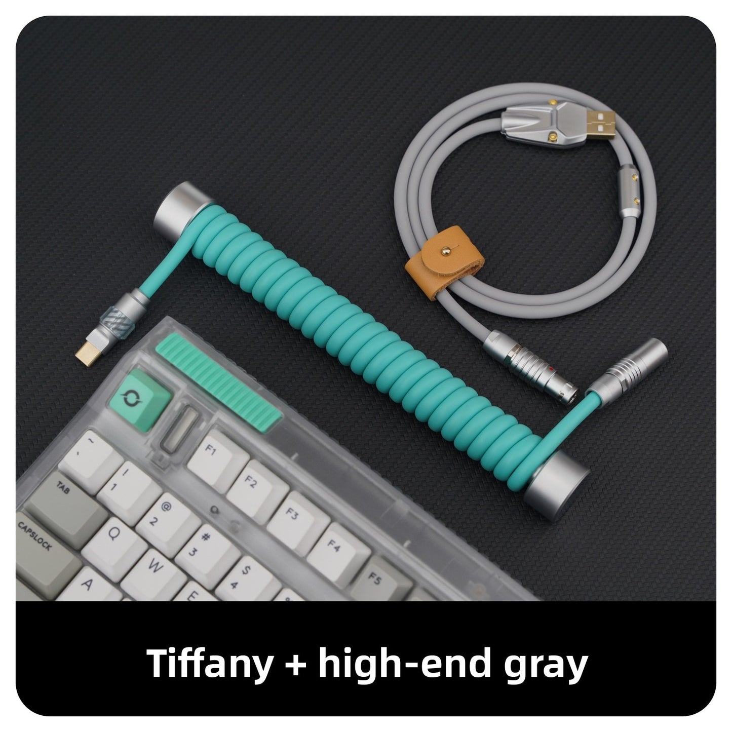 Gc Customized Keyboard Data Cable Compatible with Wooting Rear-Mounted 8K Weighted Rod, Luminous Head, Rubber Summary