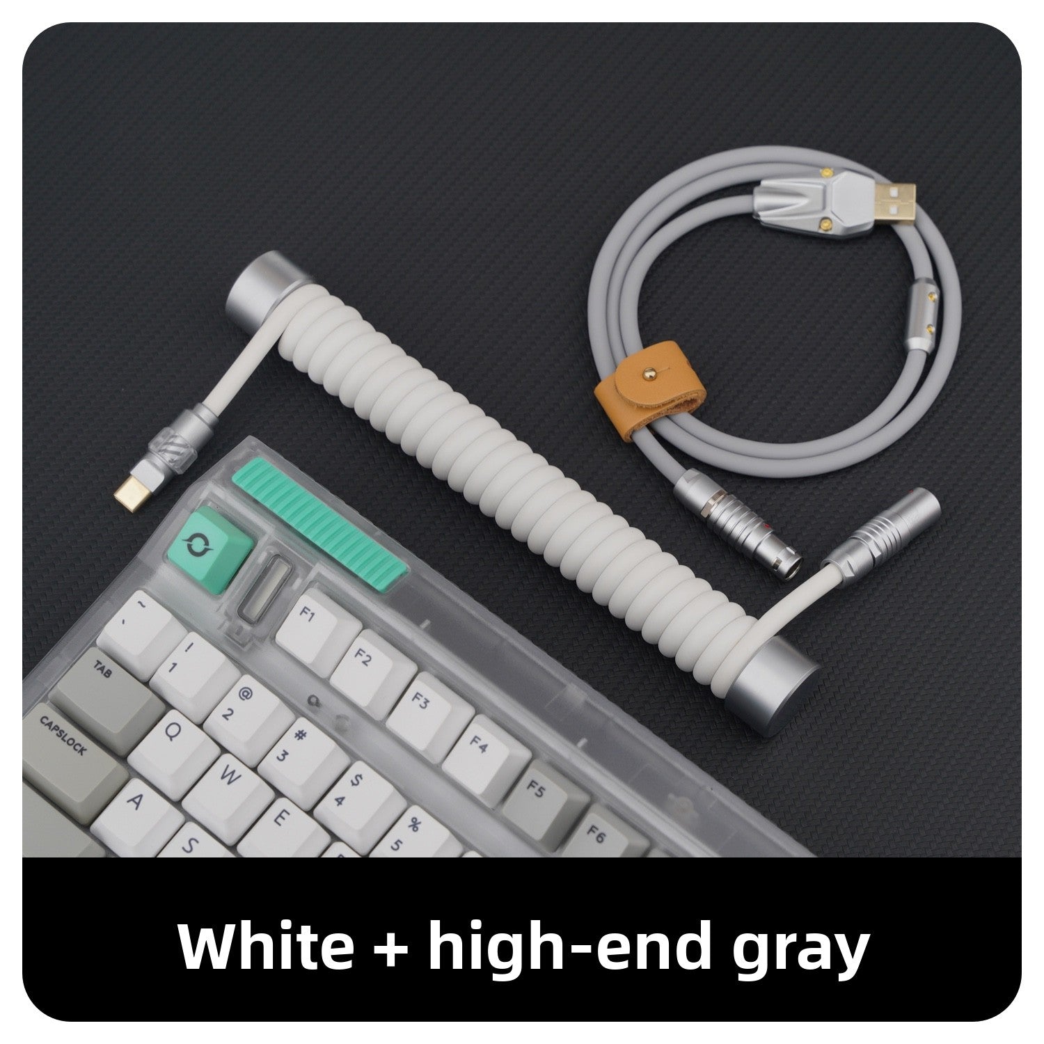Gc Customized Keyboard Data Cable Compatible with Wooting Rear-Mounted 8K Weighted Rod, Luminous Head, Rubber Summary