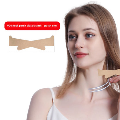 gel elastic fabric neck texture patches