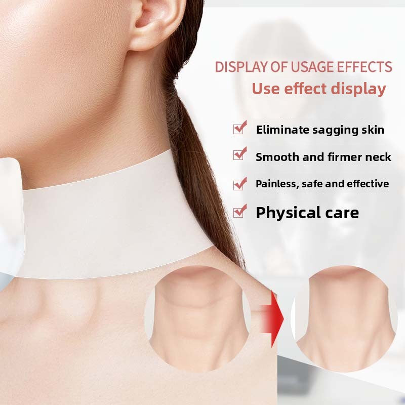 gel elastic fabric neck texture patches