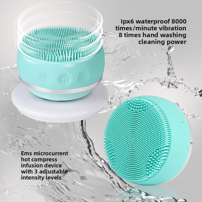 Gel facial cleansing device