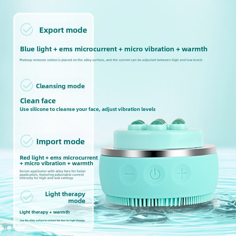 Gel facial cleansing device