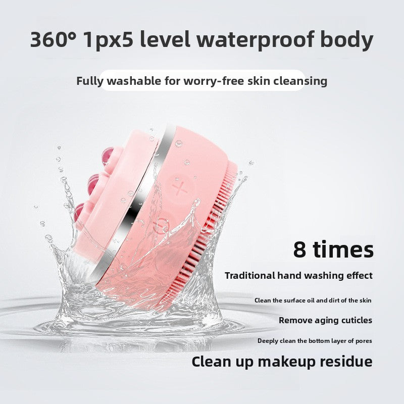 Gel facial cleansing device