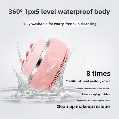 Gel facial cleansing device