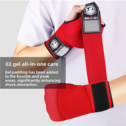 Gel Half Finger Boxing Hand Wraps Training Gloves