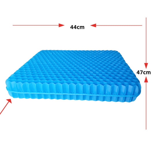 Gel Honeycomb Seat Cushion with Non-Slip Cover