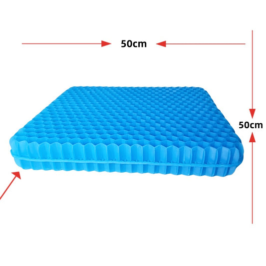 Gel Honeycomb Seat Cushion with Non-Slip Cover