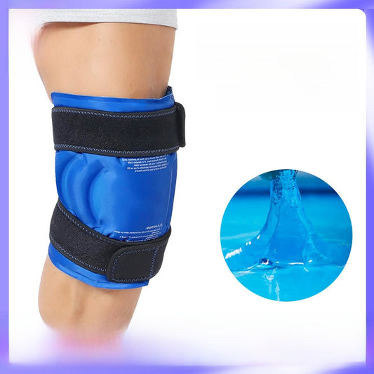 Gel ice pad knee pad