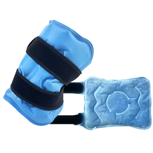 Gel ice pad knee pad