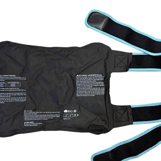 Gel ice pad knee pad