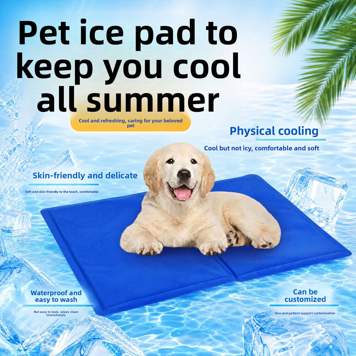 Gel-Infused Pet Cooling Pad