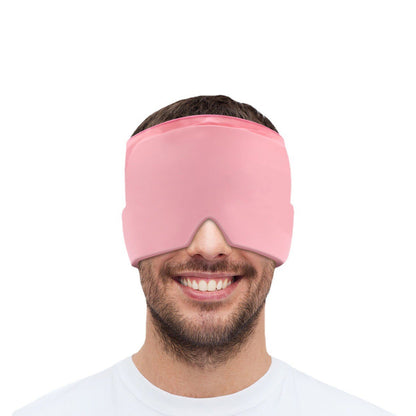 Gel Migraine Relief Hat Hot Cold Compress Head Wrap