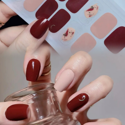 Gel Nail Stickers Waterproof 3D Design