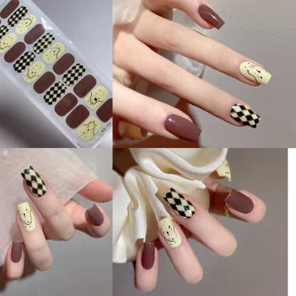 Gel Nail Stickers Waterproof 3D Design