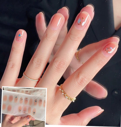 Gel Nail Stickers Waterproof 3D Design