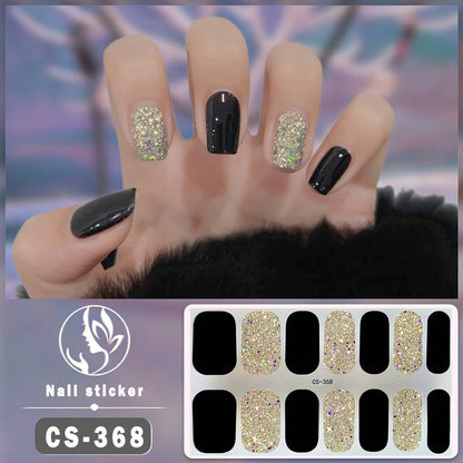 Gel Nail Stickers Waterproof Manicure Decals