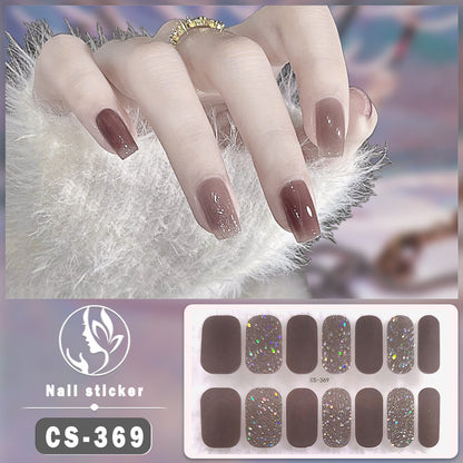 Gel Nail Stickers Waterproof Manicure Decals