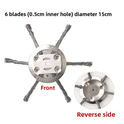 General accessories for small lithium battery steel wire lawn mowers