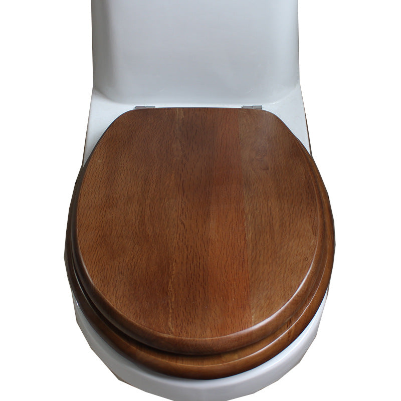 General solid wood toilet cover