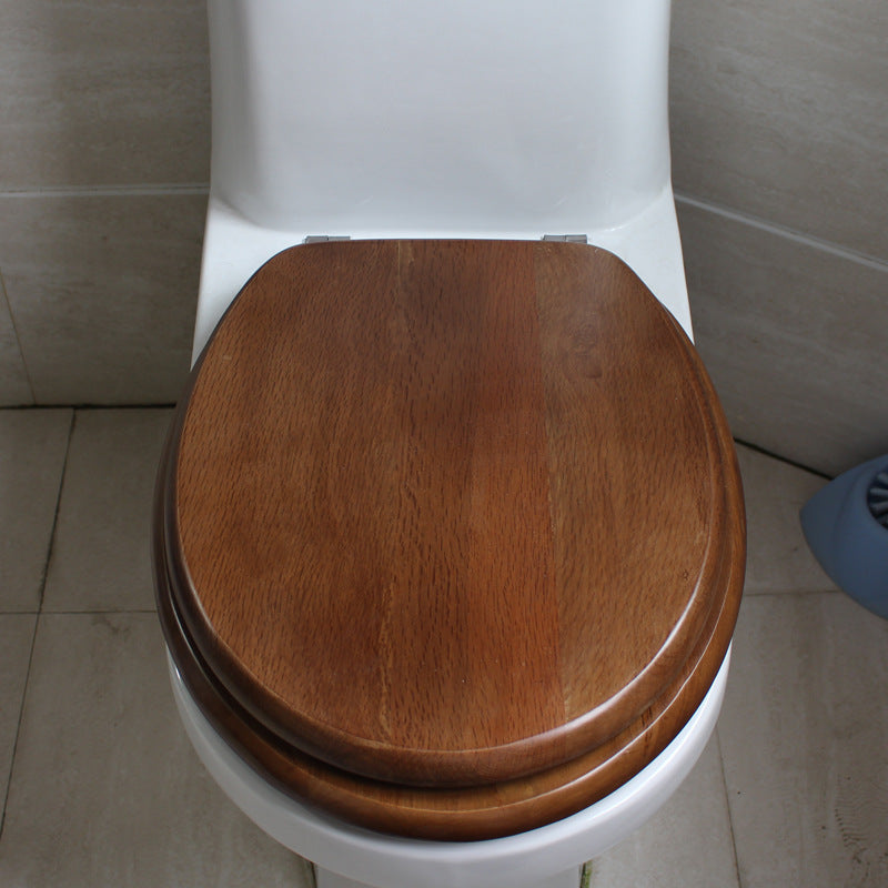General solid wood toilet cover