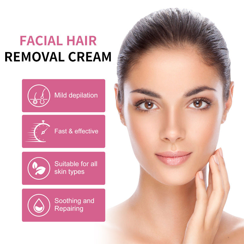 Gentle and skin-friendly hair removal cream