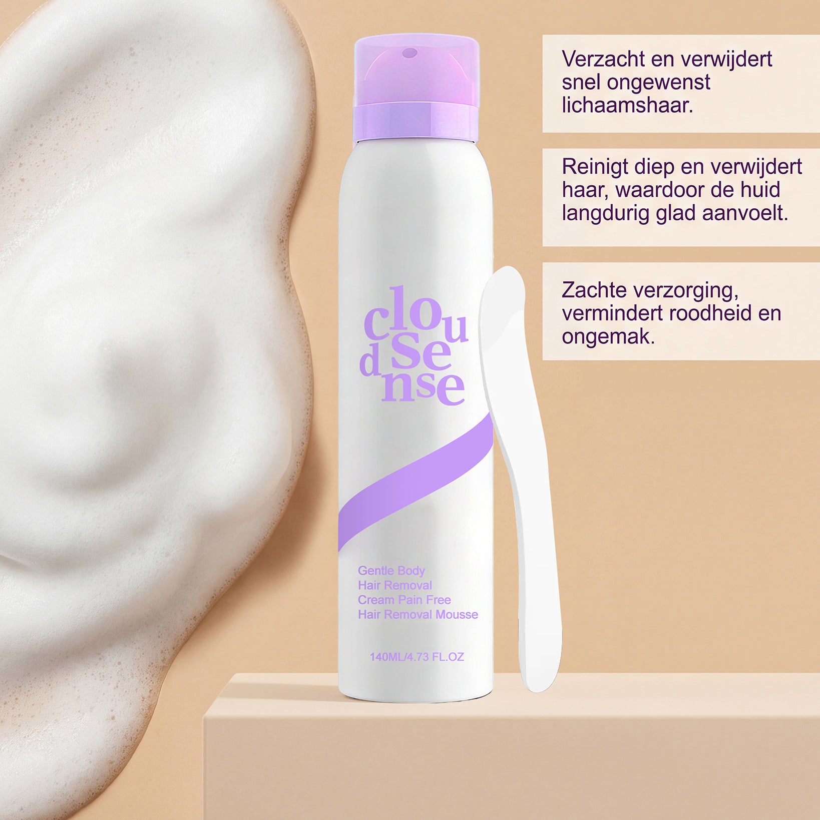 Gentle Hair Removal Body Mousse