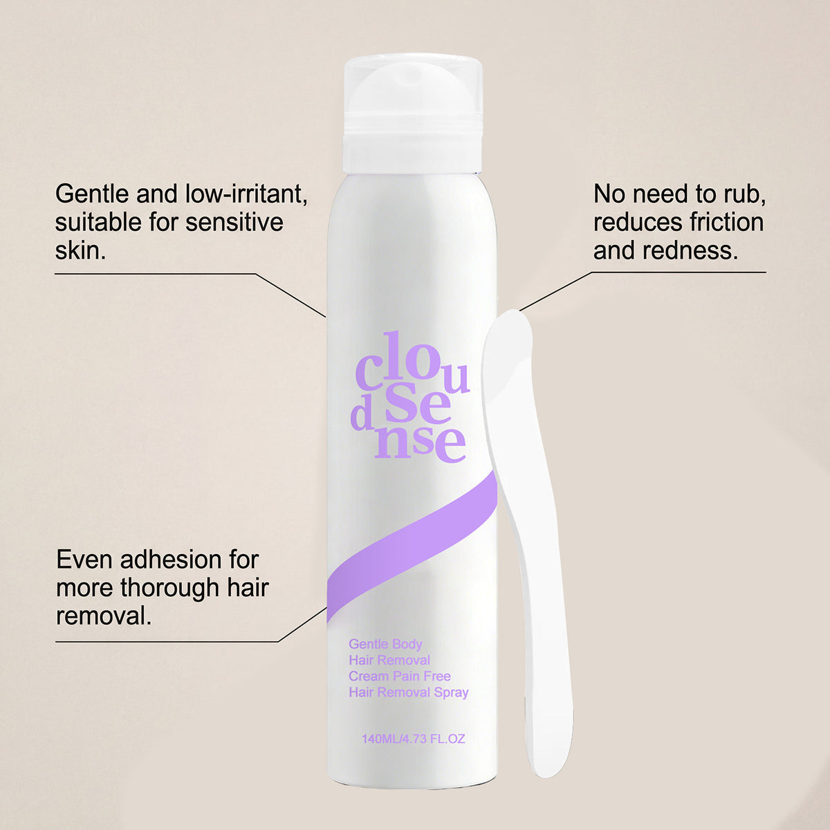 Gentle Hair Removal Body Spray