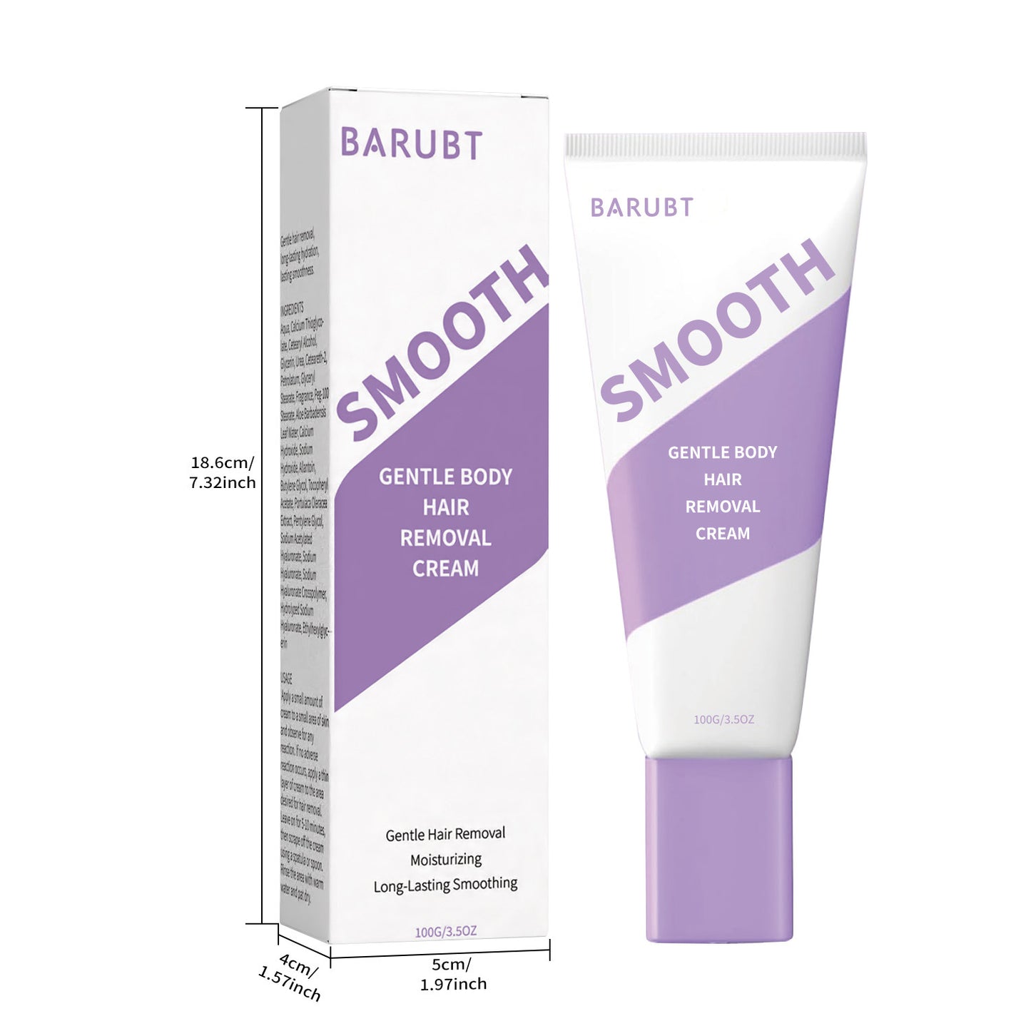 Gentle Hair Removal Cream for Face and Body