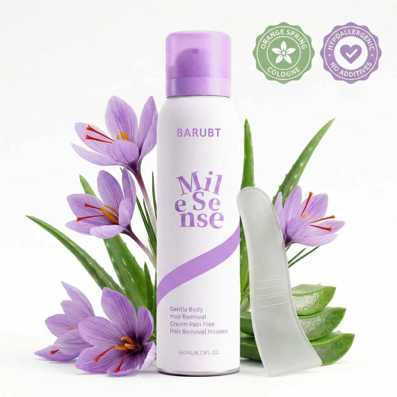 Gentle Hair Removal Cream for Face and Body