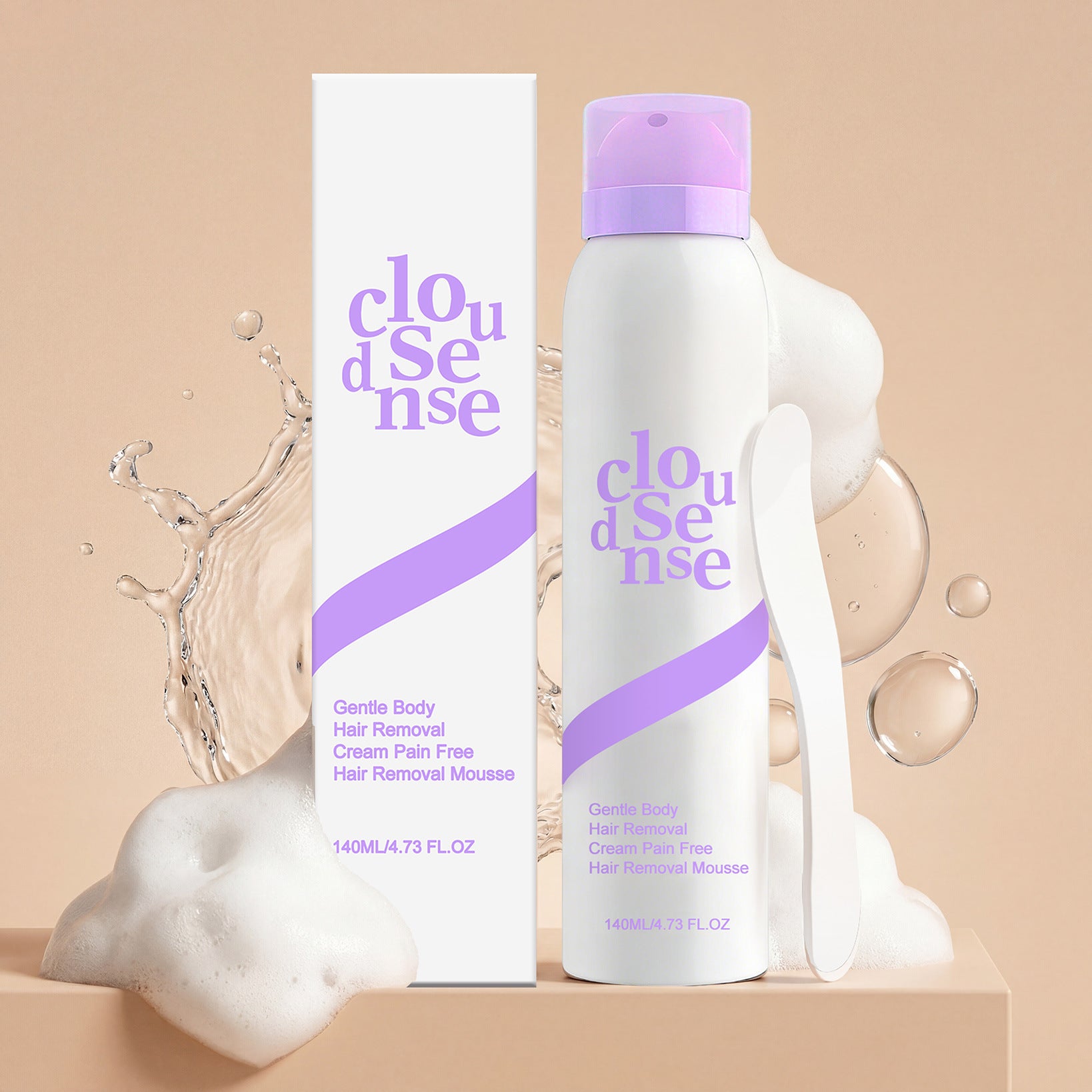 Gentle Hair Removal Mousse for Smooth Skin