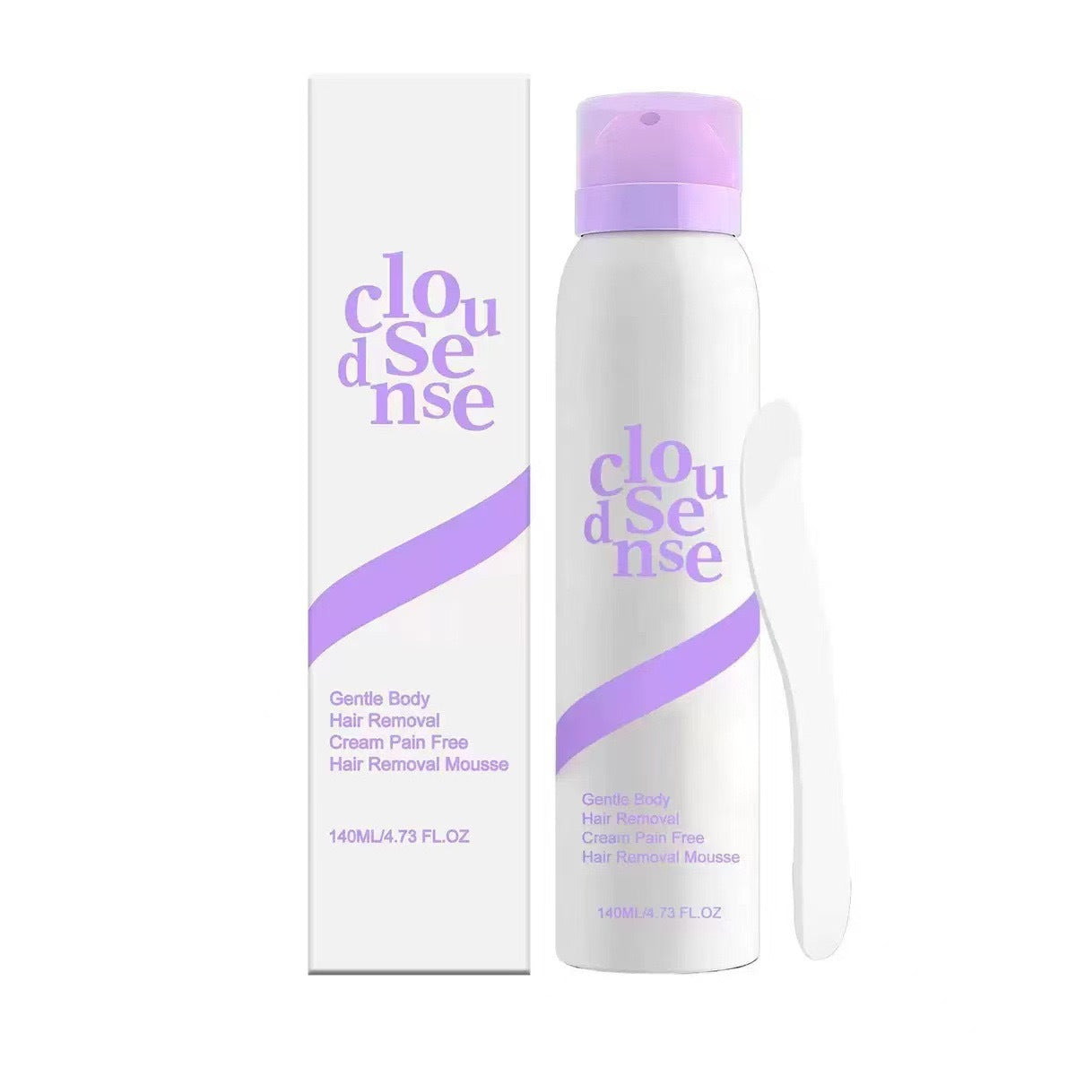 Gentle hair removal mousse