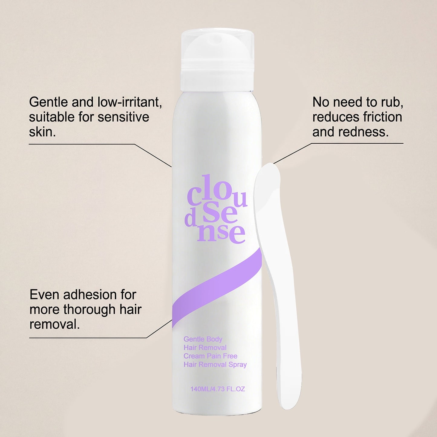 Gentle Hair Removal Spray