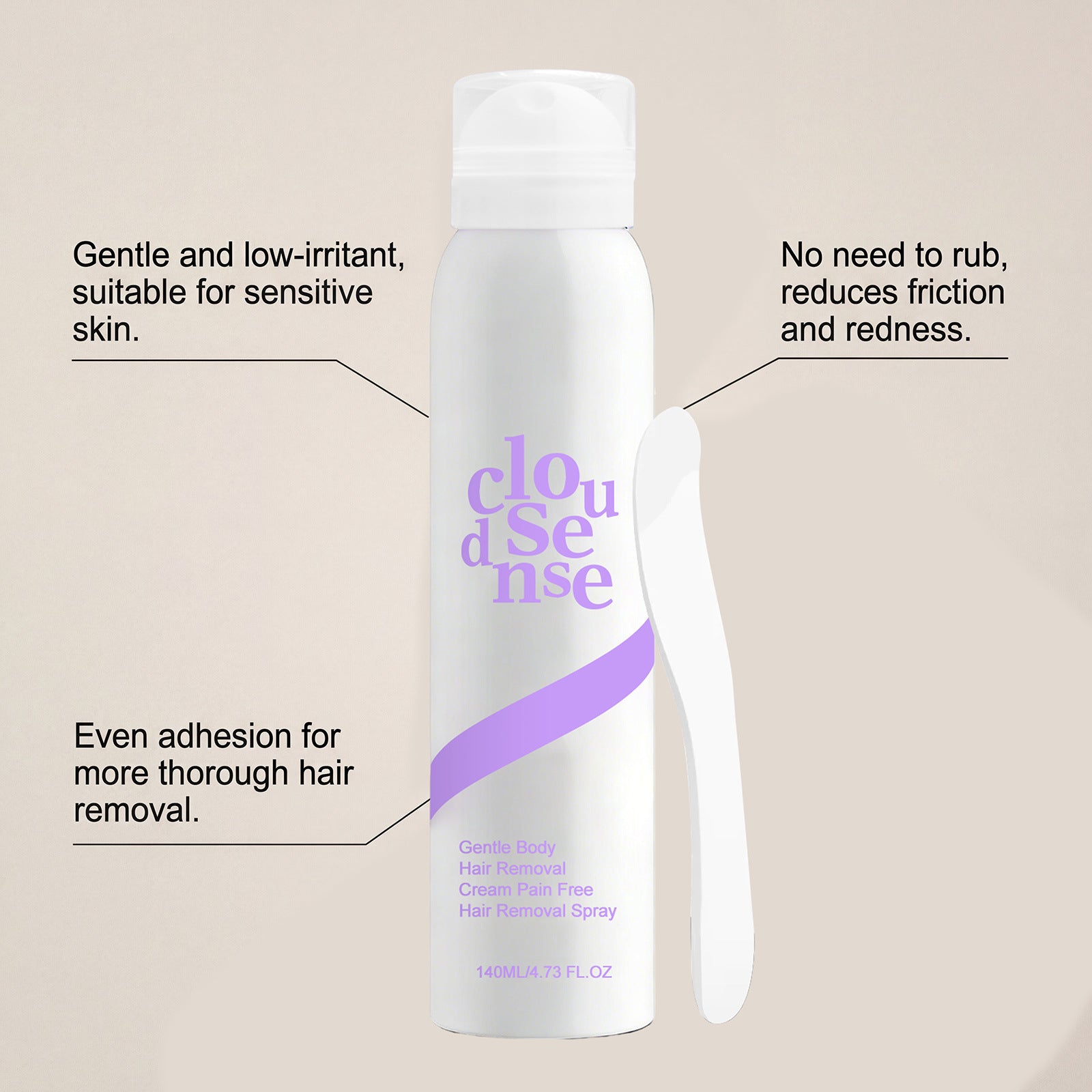 Gentle Hair Removal Spray