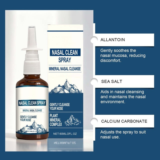 Gentle Nasal Spray for Congestion and Itch Relief