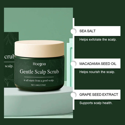 Gentle Scalp Scrub for Cleansing and Nourishment